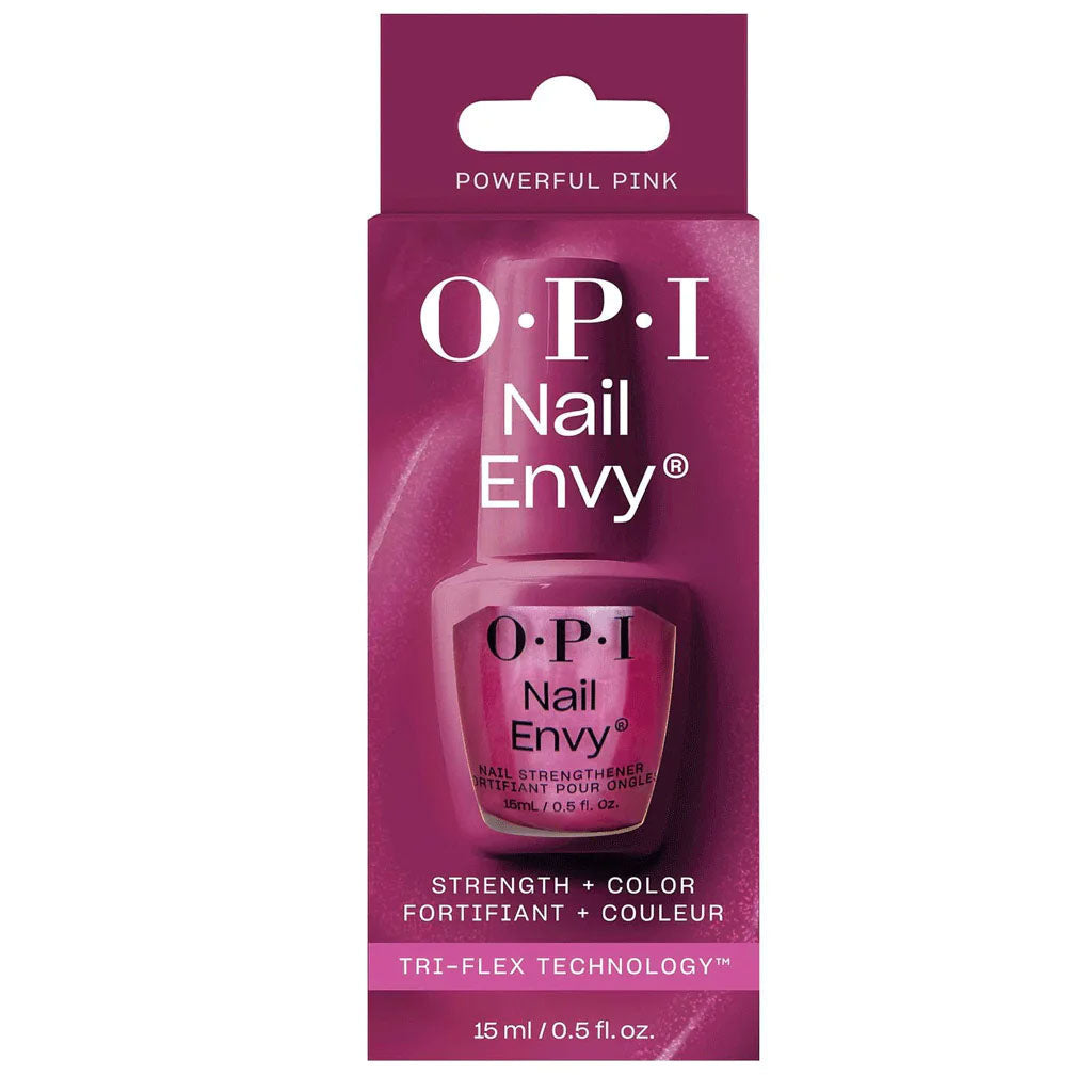 OPI Nail Envy Powerful Pink tinted nail strengthener 15ml bottle