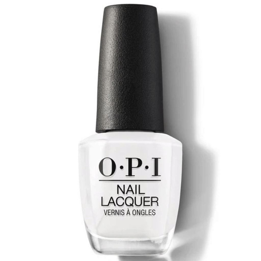 OPI Nail Lacquer Alpine Snow classic nail polish 15ml bottle