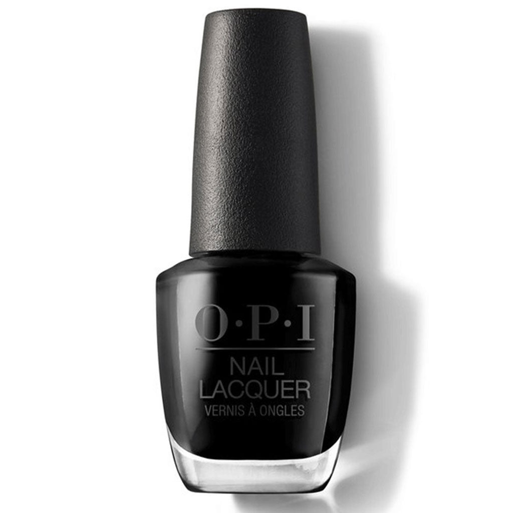 OPI Nail Lacquer Black Onyx classic nail polish 15ml bottle
