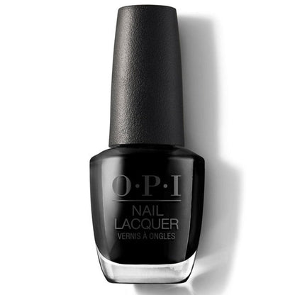 OPI Nail Lacquer Black Onyx classic nail polish 15ml bottle