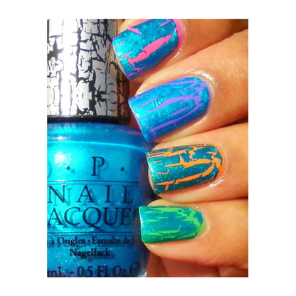 OPI Nail Lacquer Blue Shatter classic nail polish 15ml bottle