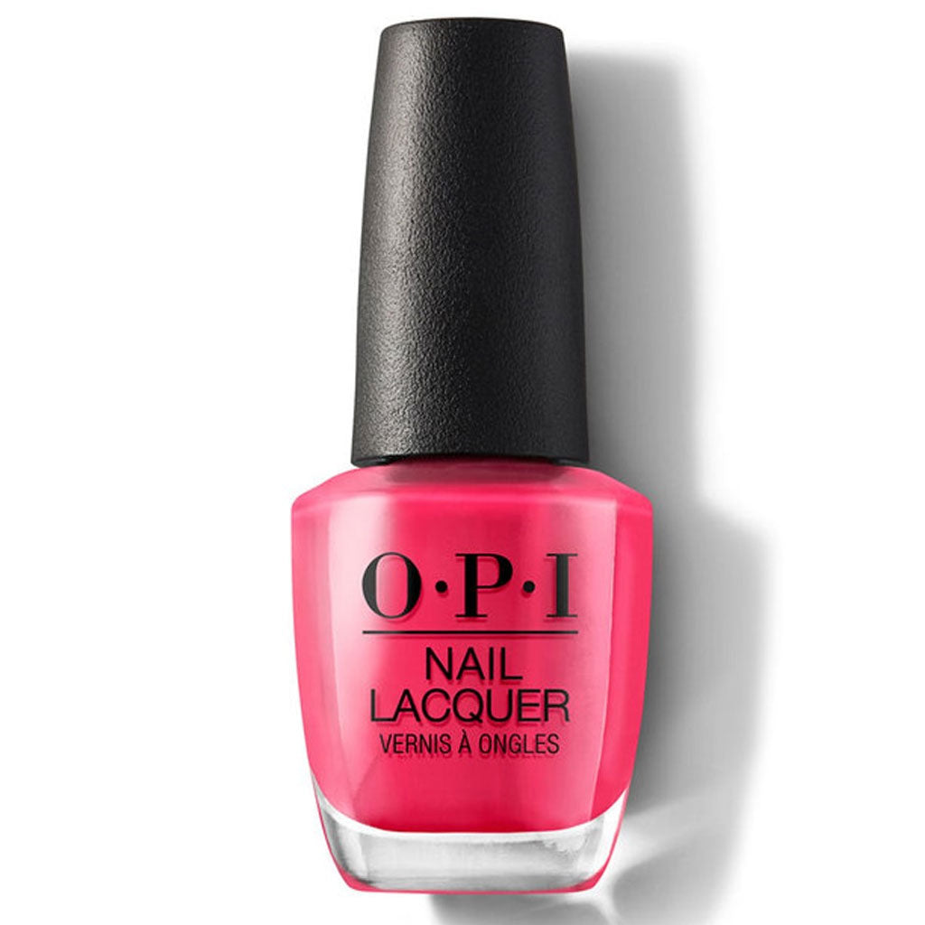OPI Nail Lacquer Charged Up Cherry classic nail polish 15ml bottle