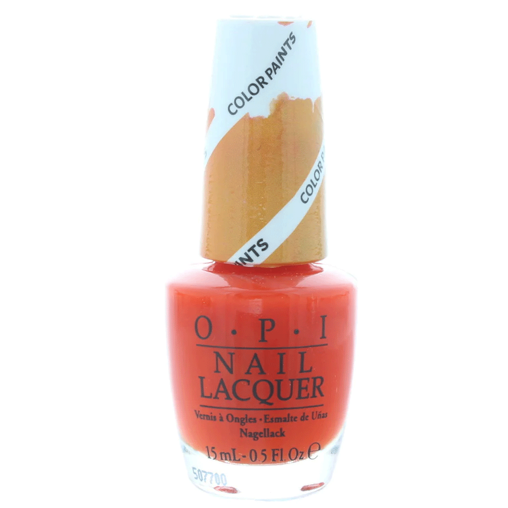 OPI Nail Lacquer Chromatic Orange classic nail polish 15ml bottle