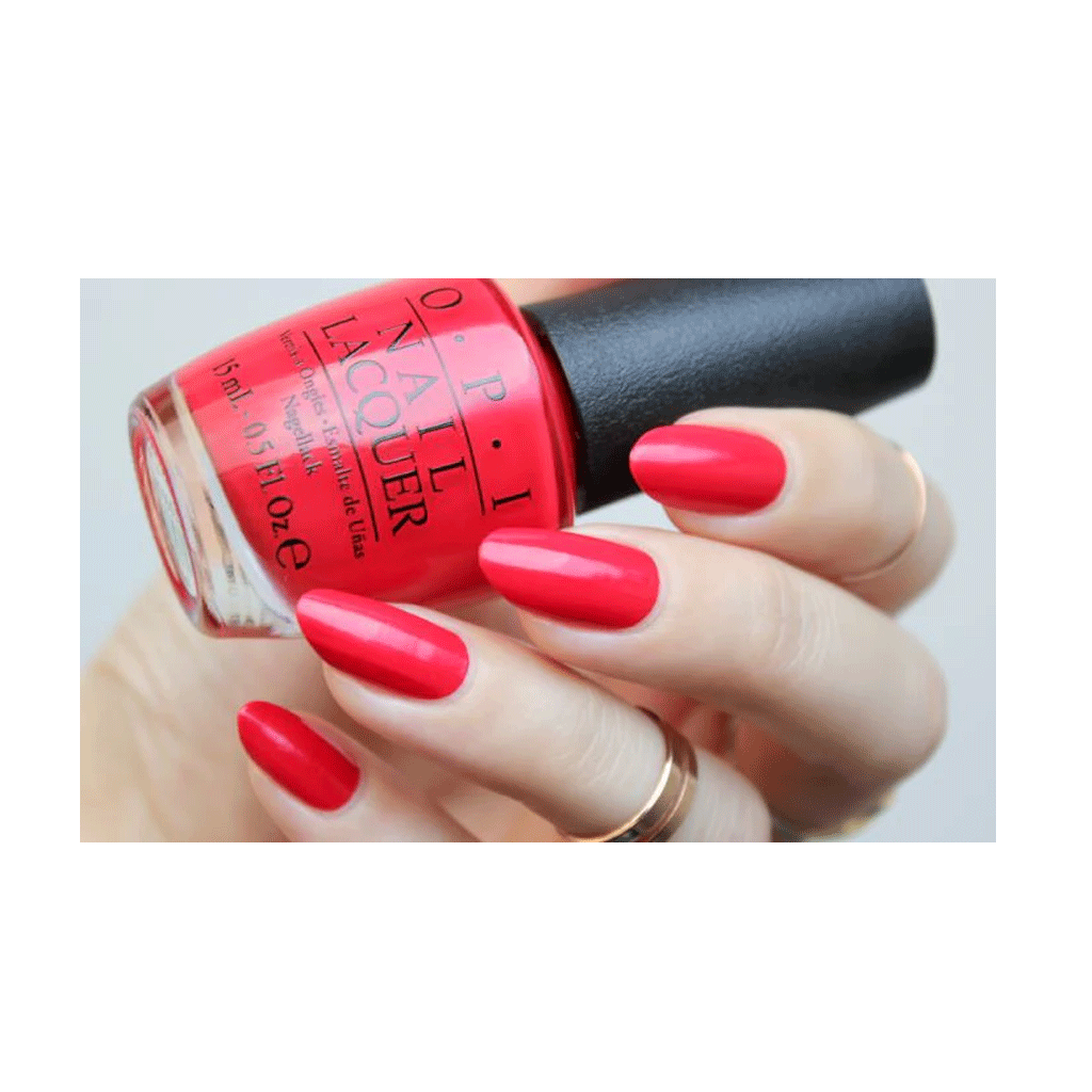 OPI Nail Lacquer Coca-cola Red classic nail polish 15ml bottle