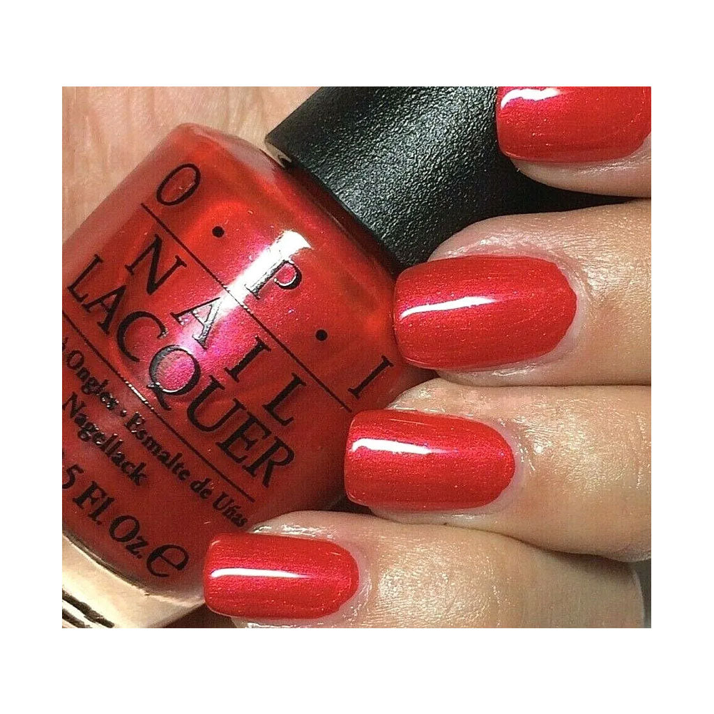 OPI Nail Lacquer Gimme a Lido Kiss classic nail polish 15ml bottle