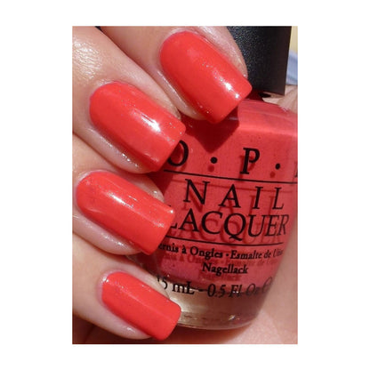 OPI Nail Lacquer I Eat Mainely Lobster classic nail polish 15ml bottle