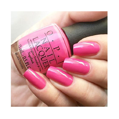 OPI Nail Lacquer Kiss me on my Tulips classic nail polish 15ml bottle