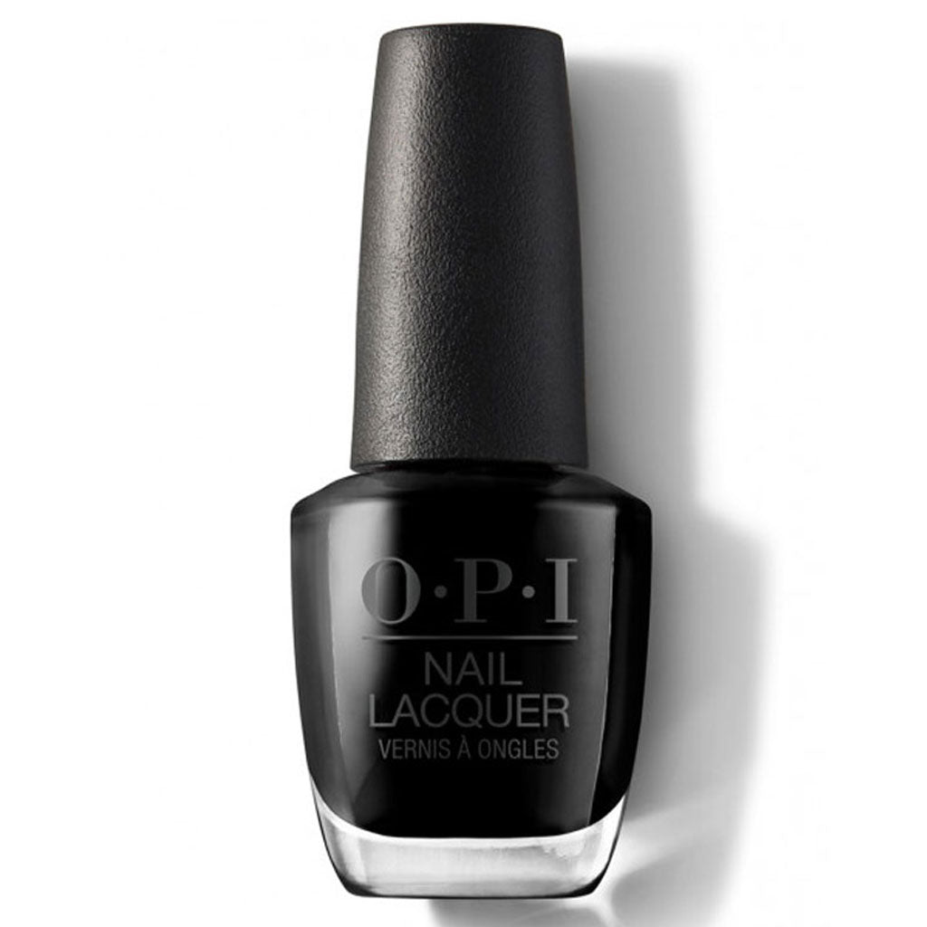 OPI Nail Lacquer Lady in Black classic nail polish 15ml bottle