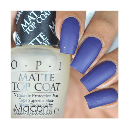 OPI Nail Lacquer Matte Top Coat classic nail polish 15ml bottle