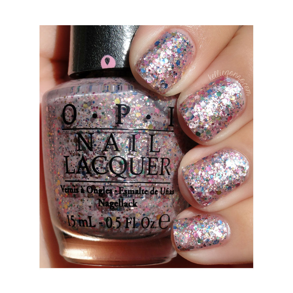 OPI Nail Lacquer More Than Glimmer classic nail polish 15ml bottle