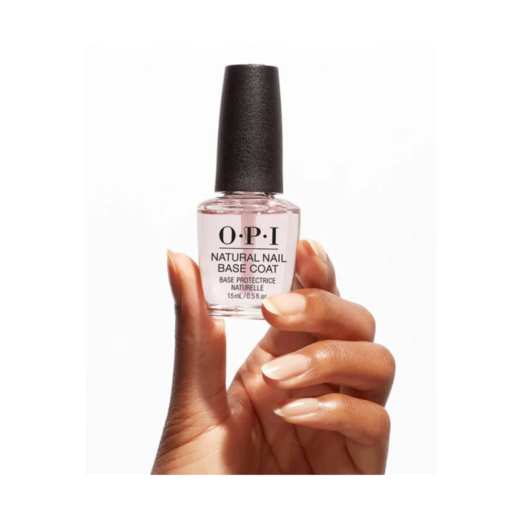 OPI Nail Lacquer Natural Nail Base Coat classic nail polish 15ml bottle