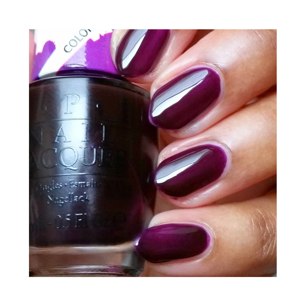 OPI Nail Lacquer Purple Perspective classic nail polish 15ml bottle