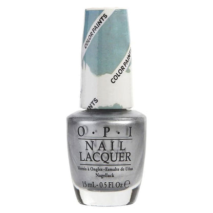 OPI Nail Lacquer Silver Canvas classic nail polish 15ml bottle