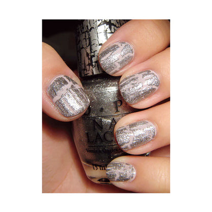 OPI Nail Lacquer Silver Shatter classic nail polish 15ml bottle