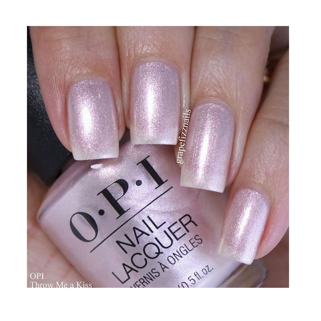 OPI Nail Lacquer Throw me a Kiss classic nail polish 15ml bottle