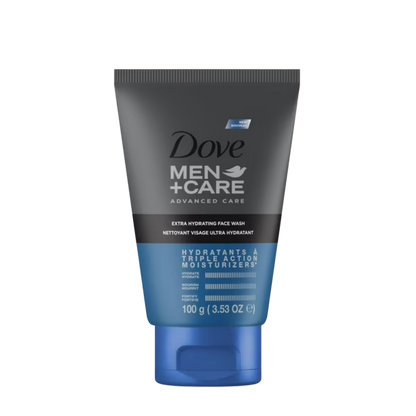 Buy Dove Men+Care Advanced Care Extra Hydrating Face Wash (100g) Online In SkinStash!