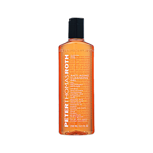 Peter Thomas Roth Anti-Aging Cleansing Gel bottle on transparent background