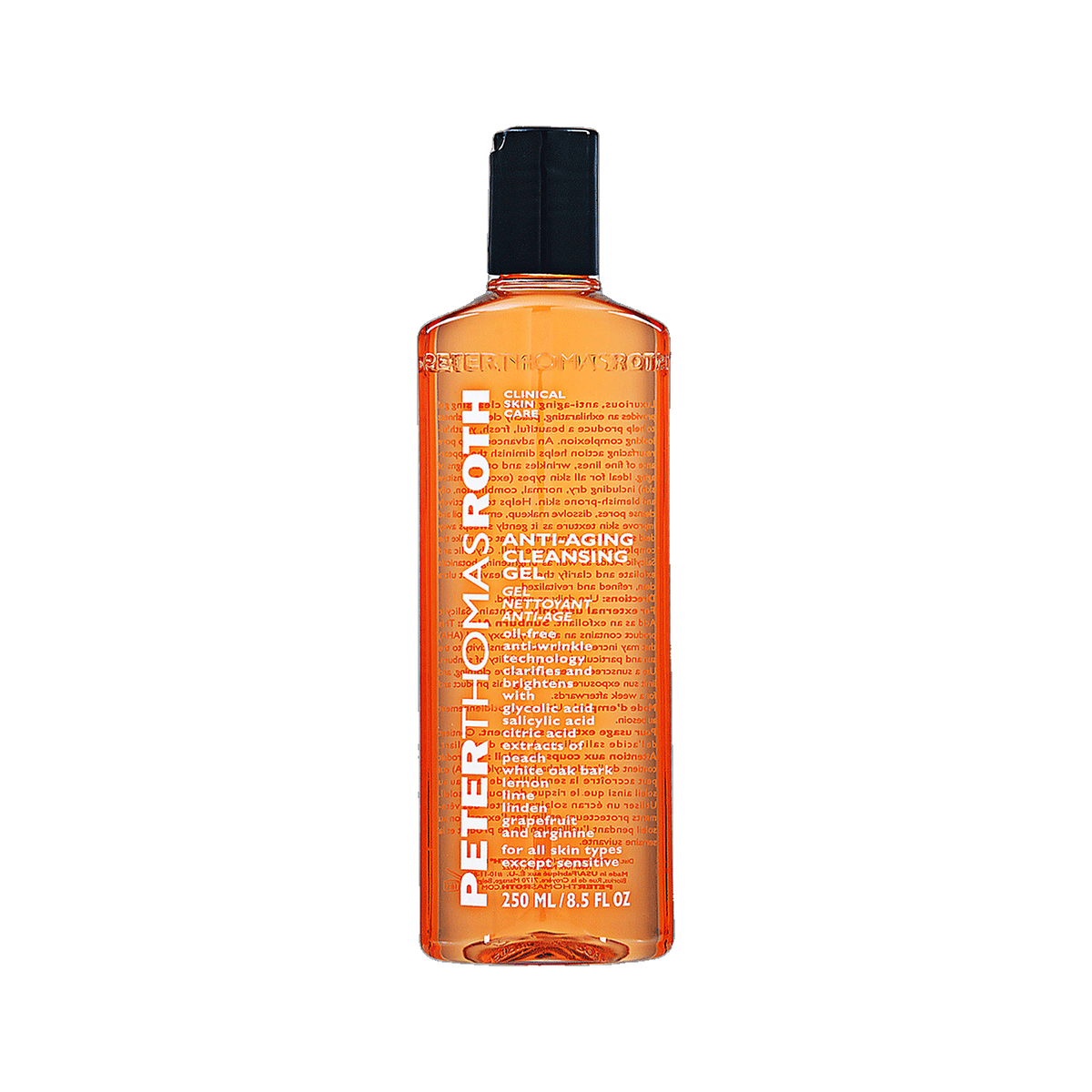Peter Thomas Roth Anti-Aging Cleansing Gel bottle on white background