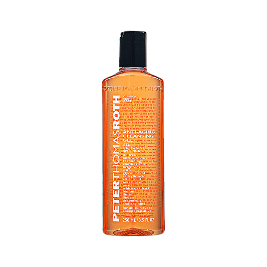 Peter Thomas Roth Anti-Aging Cleansing Gel bottle on white background