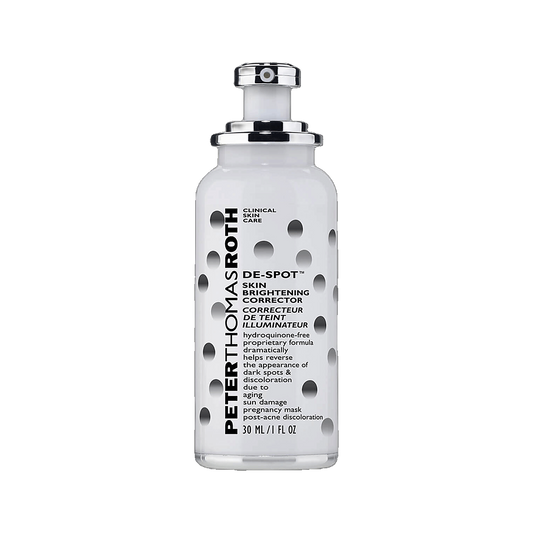 Peter Thomas Roth De-Spot Skin Brightening Corrector bottle on transparent background