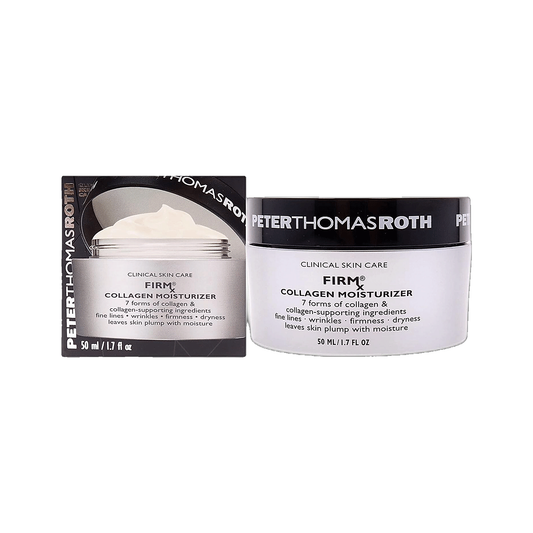 Peter Thomas Roth FirmX Collagen Moisturizer jar on white background