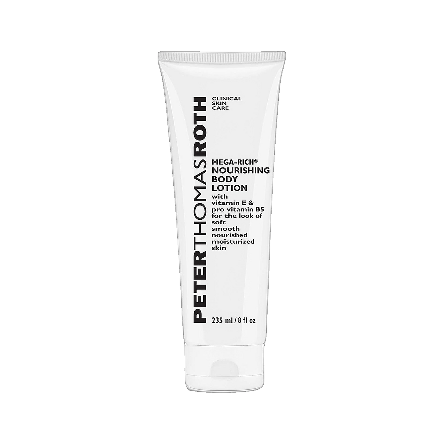 Peter Thomas Roth Mega-Rich Body Lotion bottle on transparent background