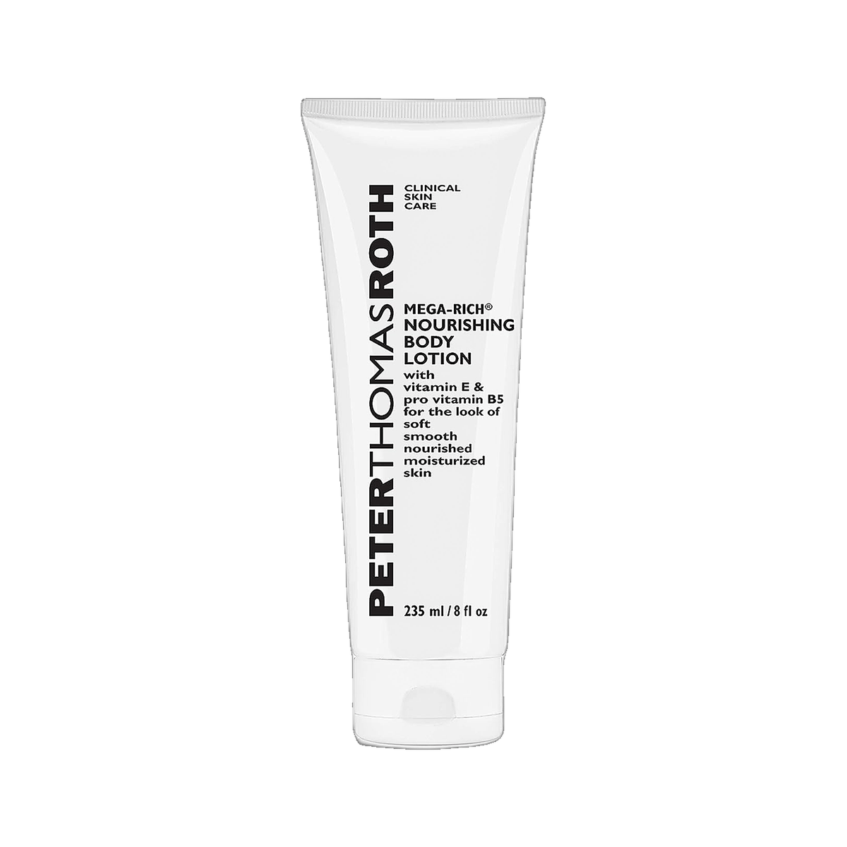 Peter Thomas Roth Mega-Rich Body Lotion bottle on white background