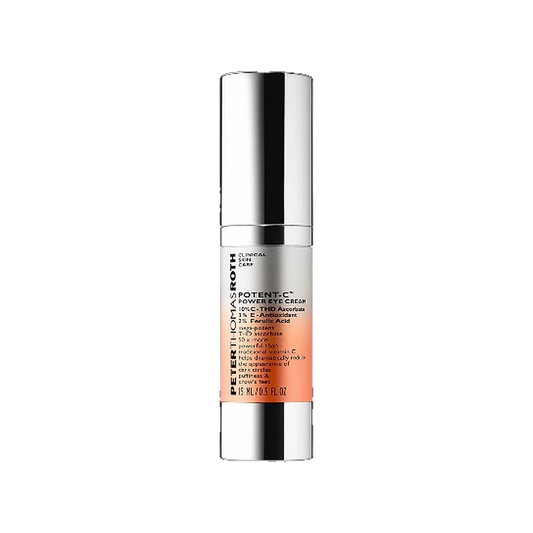 Peter Thomas Roth Potent-C Power Eye Cream tube on transparent background