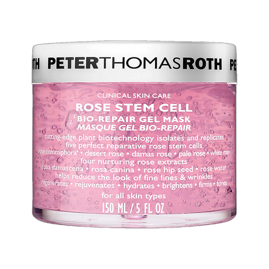 Peter Thomas Roth Rose Stem Cell Bio-Repair Gel Mask jar on transparent background