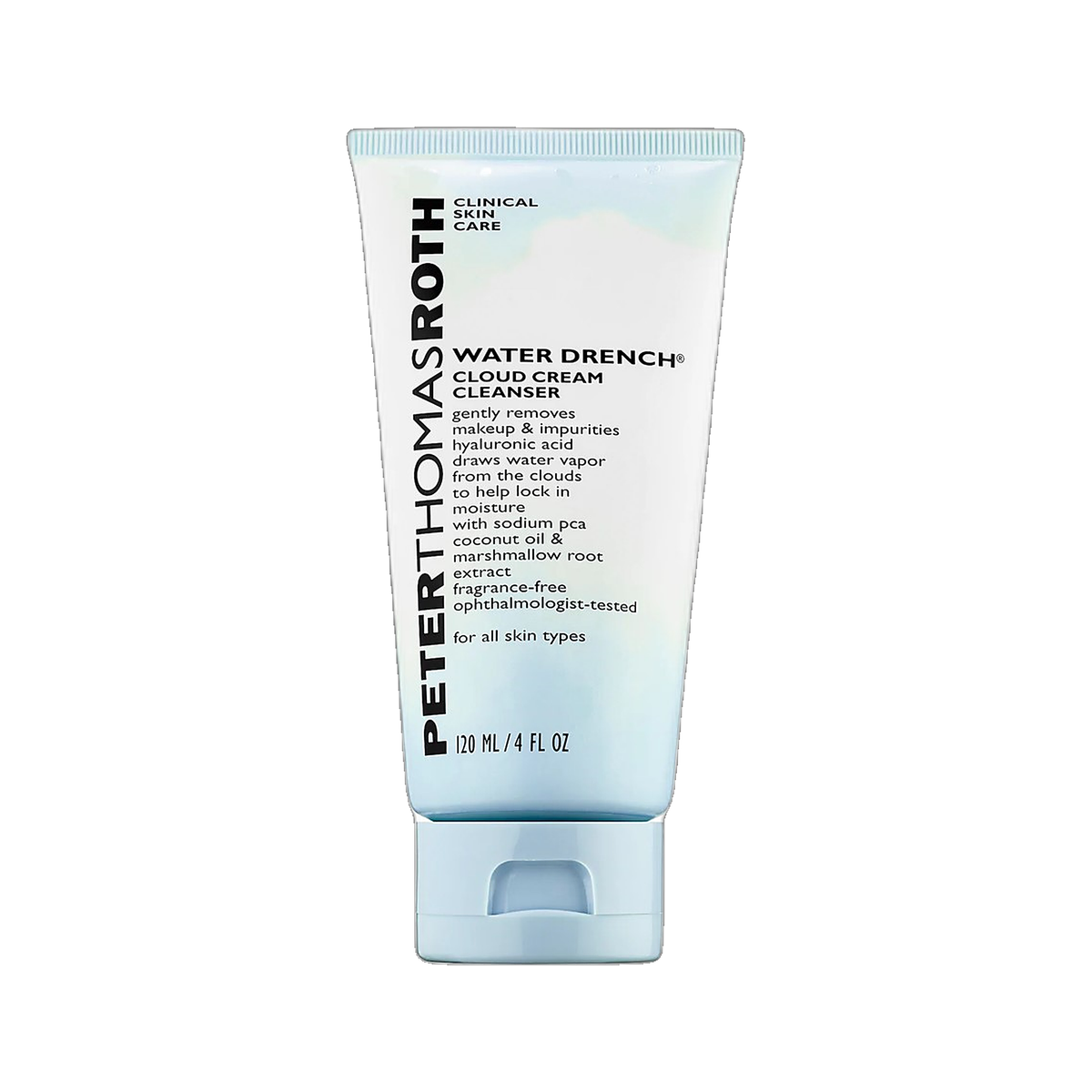 Peter Thomas Roth Water Drench Cloud Cream Cleanser tube on white background