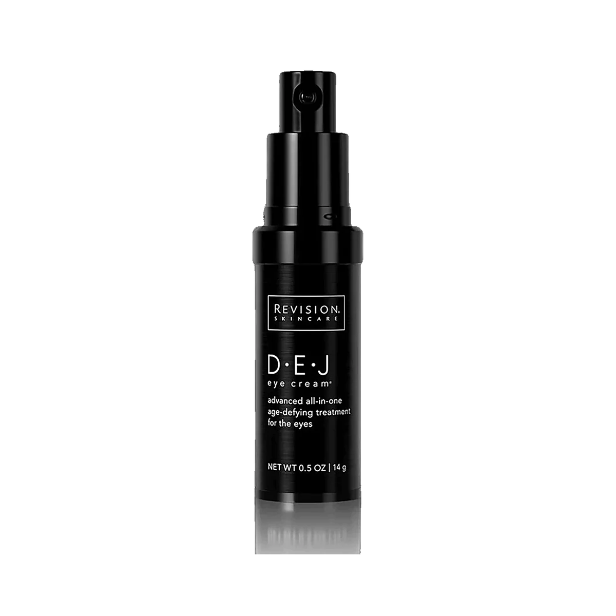 Revision Skincare DEJ Eye Cream 0.5 oz jar on white background