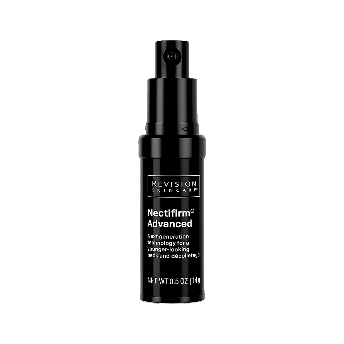 Revision Skincare Nectifirm Advanced Trial Size 14g pump on white background