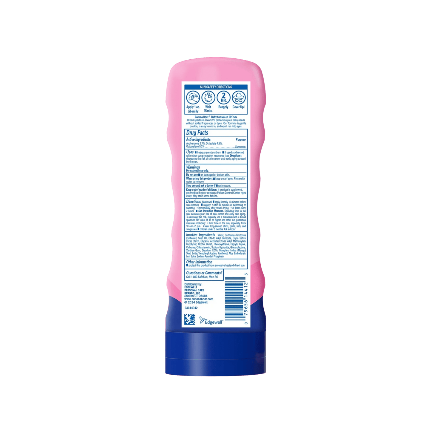 Banana Boat Baby Sunscreen Lotion SPF 50+ Gentle On Skin (177ml)
